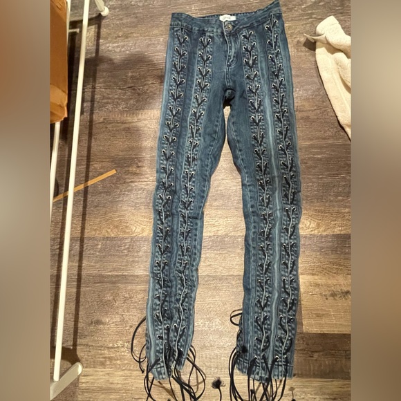 Lace up jeans - Picture 2 of 2